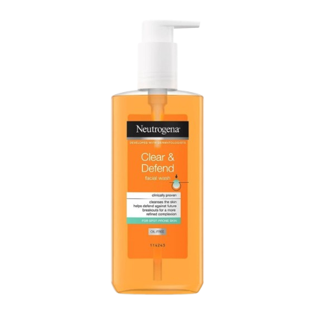 ژل شستشو صورت نوتروژینا مدل Clear & Defend