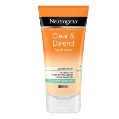 اسکراب لایه بردار صورت نوتروژینا Clear & Defend