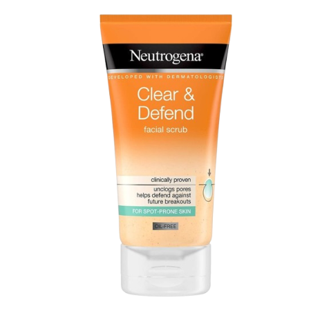 اسکراب لایه بردار صورت نوتروژینا Clear & Defend