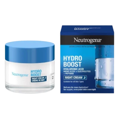 کرم شب و مرطوب کننده نوتروژینا Hydro Boost