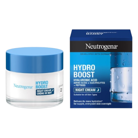 کرم شب و مرطوب کننده نوتروژینا Hydro Boost