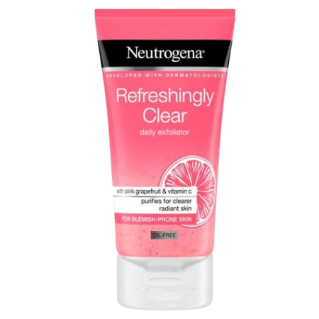 neutrogena-refreshingly-clear-skin-exfoliator-00 اسکراب لایه بردار نوتروژینا Refreshingly Clear