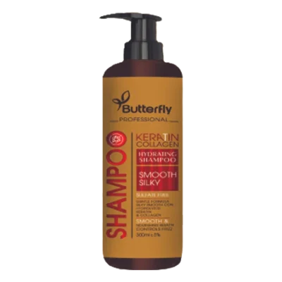 شامپو مو باترفلای مدل Keratin Collagen