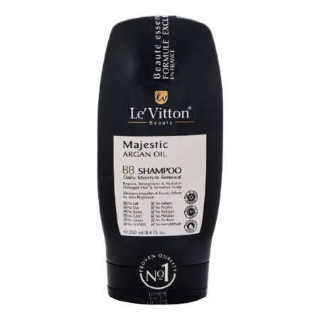 شامپو BB لویتون برای موهای خشک و آسیب دیده (250 میلی لیتر)