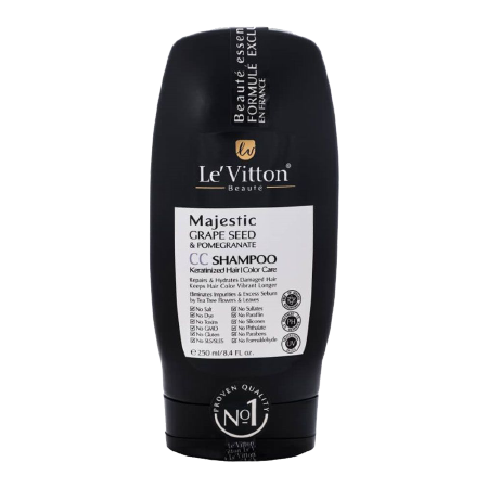 شامپو تثبیت کننده رنگ مو CC لویتون (250 میلی لیتر)