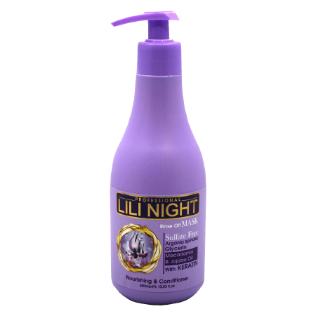 ماسک مو با آبکشی لی لی نایت مدل Sulfate Free (تقویت کننده و مغذی)