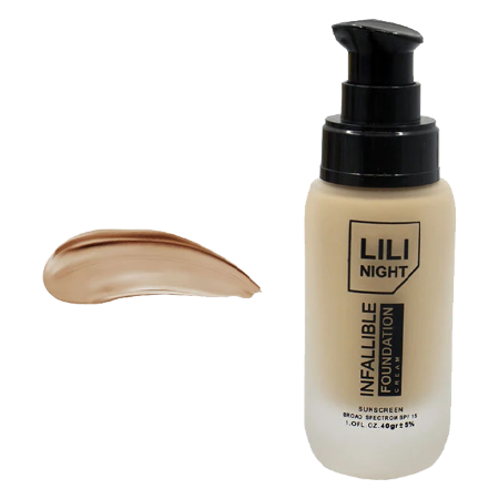 lilinight-no-l101-professional-foundation-00 کرم پودر پروفشنال لی لی نایت شماره L101