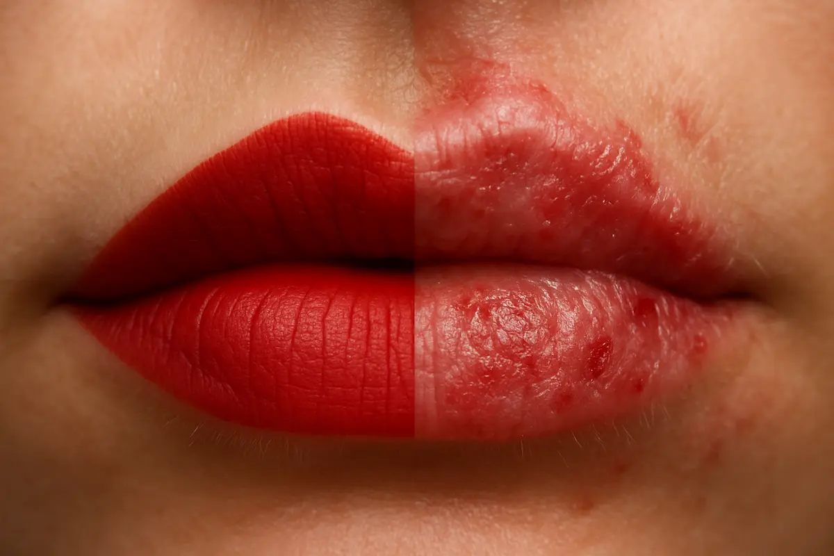 عوارض استفاده از رژ لب تقلبی و پاسخ به اینکه آیا رژ لب سرطان زاست