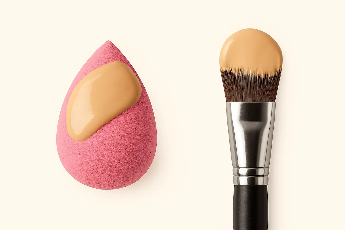 بهترین ابزارها برای نشستن کرم پودر روی صورت