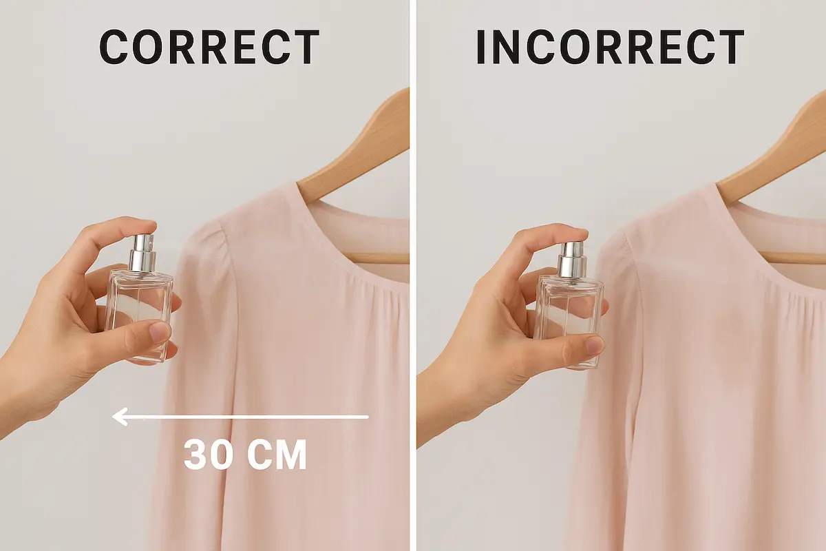 تکنیک صحیح اسپری عطر