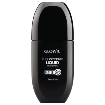 کرم پودر مایع گلویک مدل FULL COVERAGE حجم 40 میلی لیتر