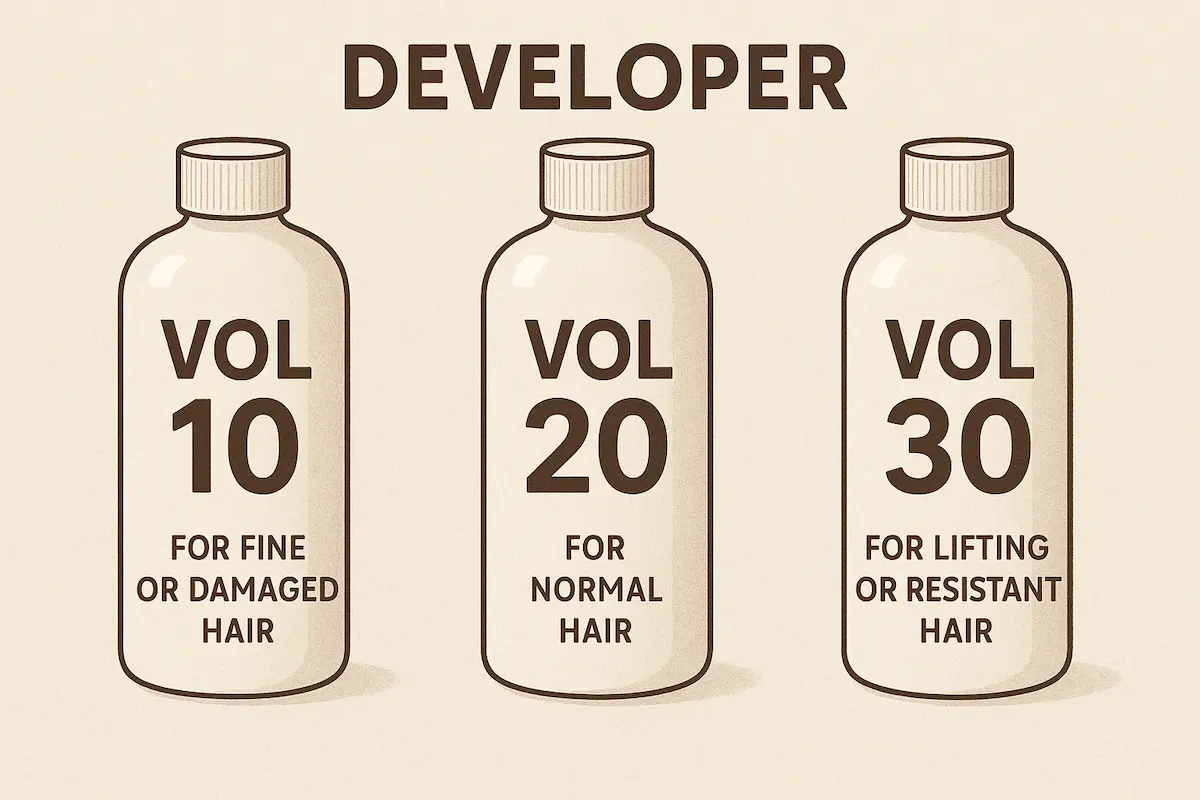 اکسیدان مناسب برای رنگ نگرفتن مو