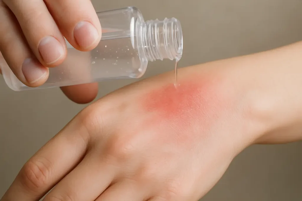 چرا تونر میزنم پوستم میسوزه