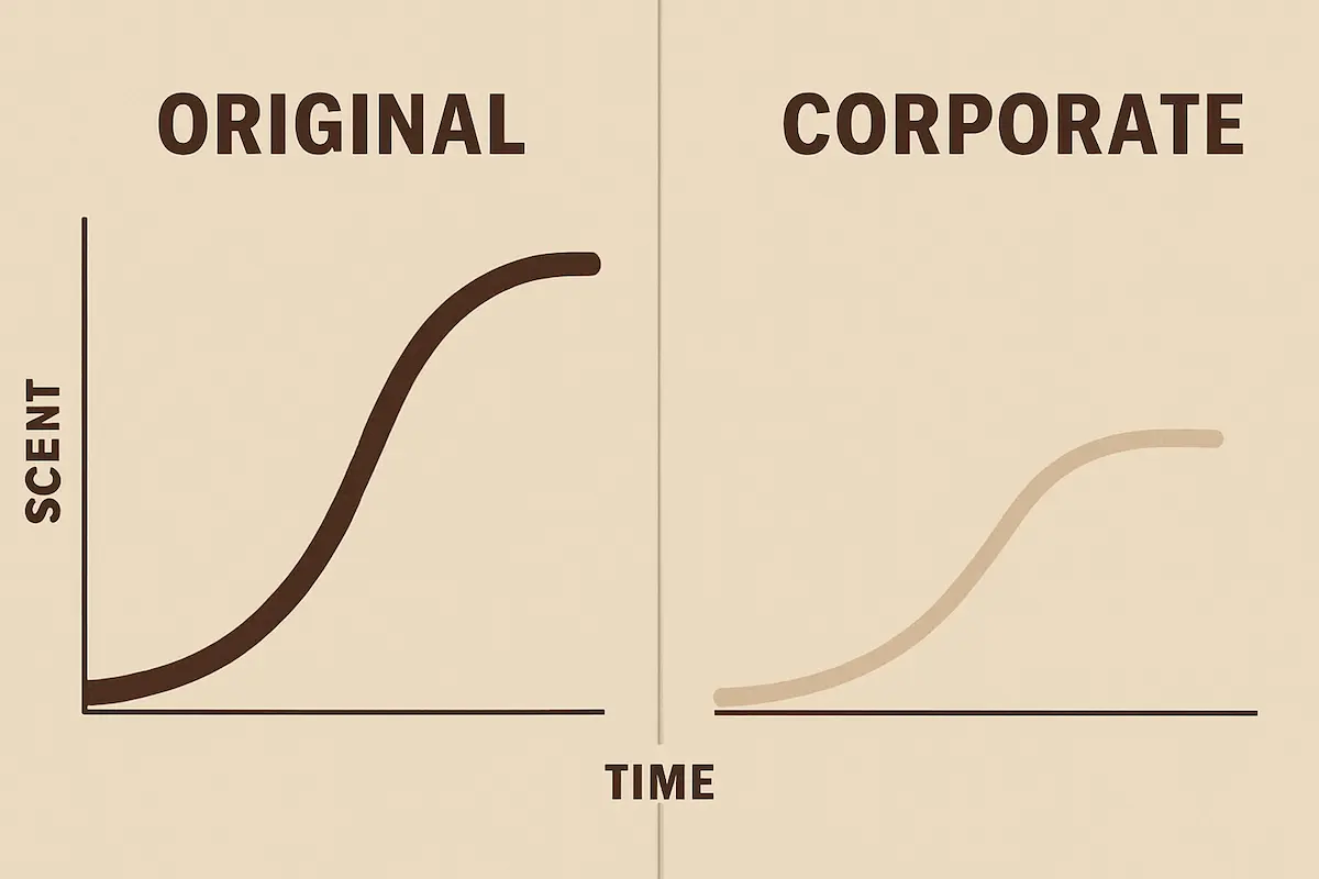 تفاوت ماندگاری عطر شرکتی و اورجینال
