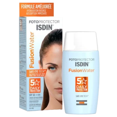 کرم ضد آفتاب بی رنگ فیوژن واتر ایزدین