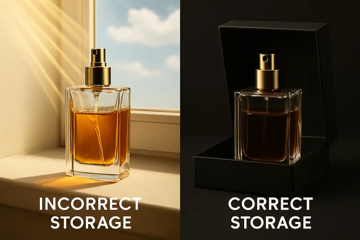 نگهداری درست و غلط عطر