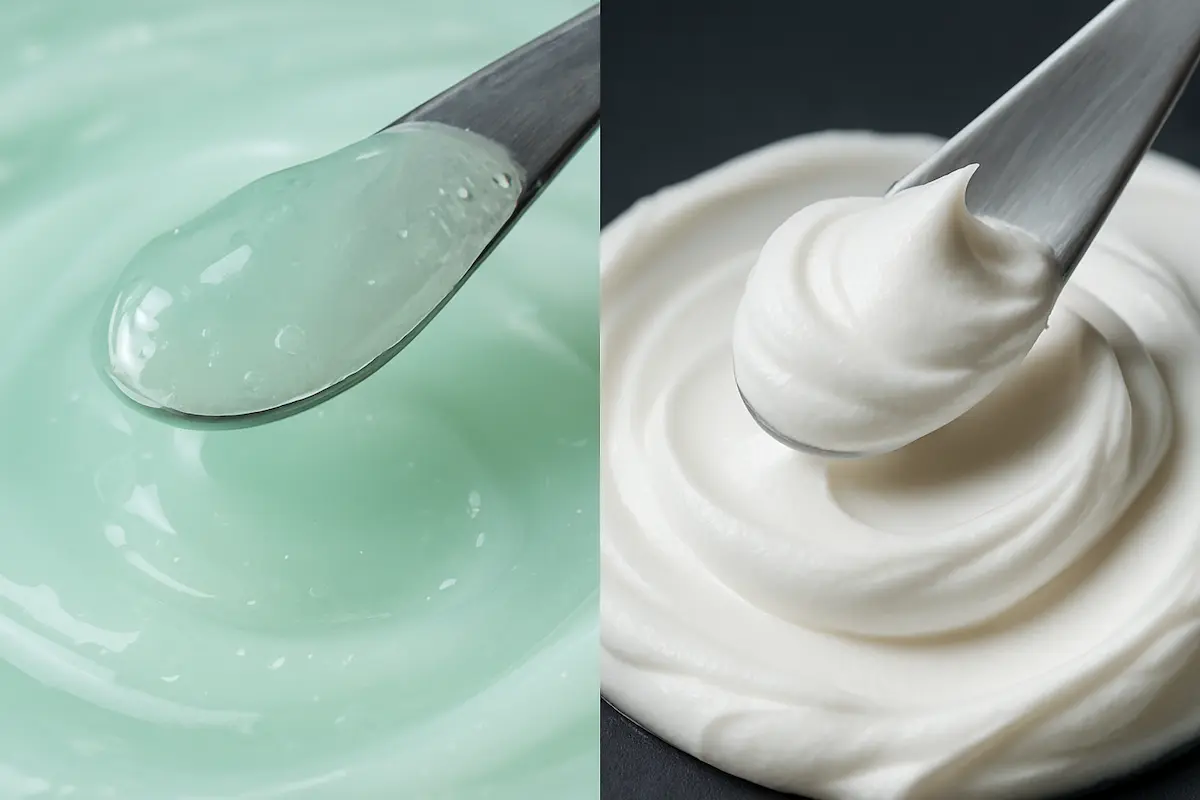 مقایسه بافت کرم روز و شب