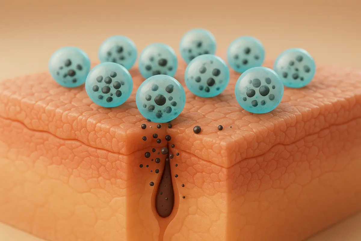 نحوه عملکرد مولکول‌های میسلار واتر روی پوست و منافذ