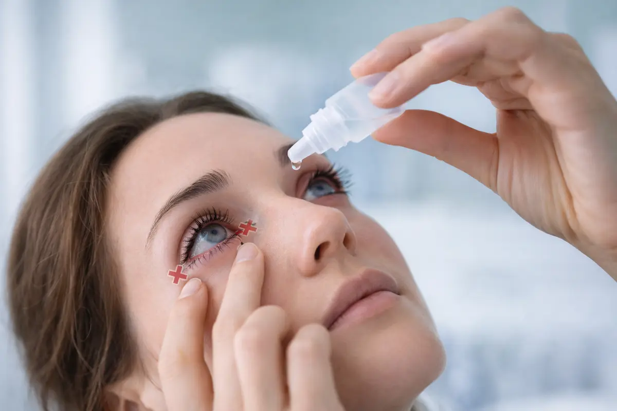 درمان فوری سوزش چشم ناشی از کرم؛ شستشو و استفاده از قطره