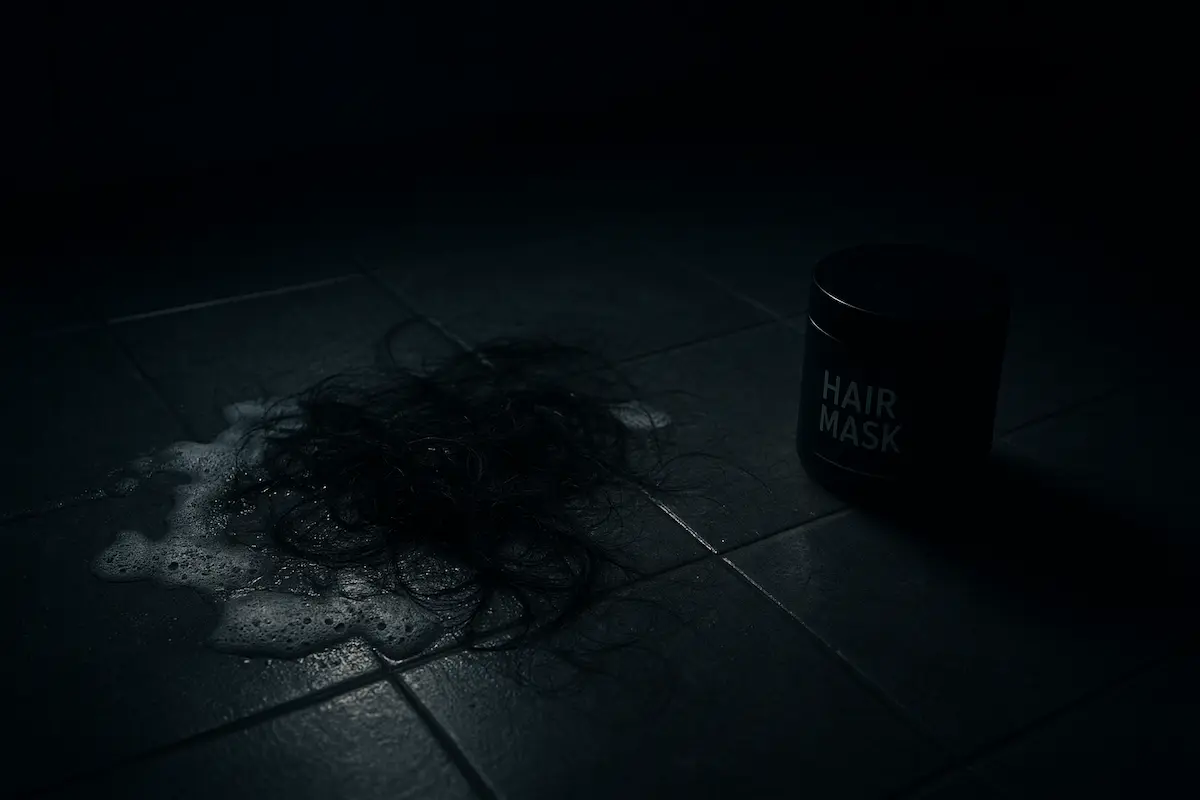 ریزش مو در حمام و بررسی اینکه آیا ماسک مو باعث ریزش میشود