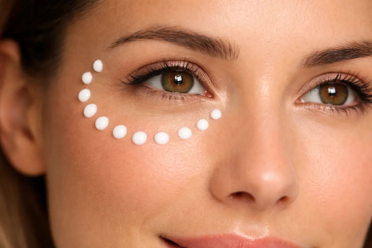 نقطه‌گذاری کرم؛ مرحله دوم در طرز صحیح زدن کرم دور چشم