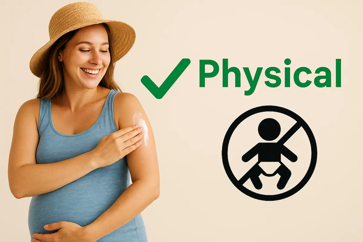 ایمنی ضد آفتاب فیزیکی برای بارداری و پوست حساس؛ مهمترین تفاوت ضد آفتاب فیزیکی و شیمیایی