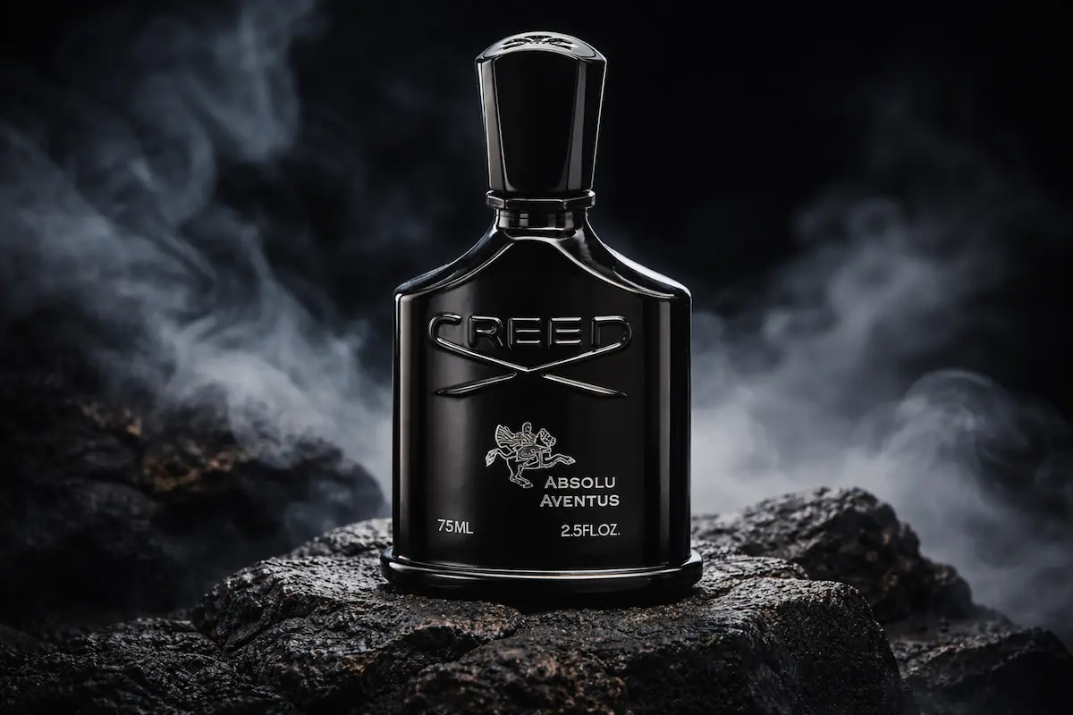 شیشه مشکی ادکلن کرید اونتوس ابسولو نماد قدرت و جذابیت