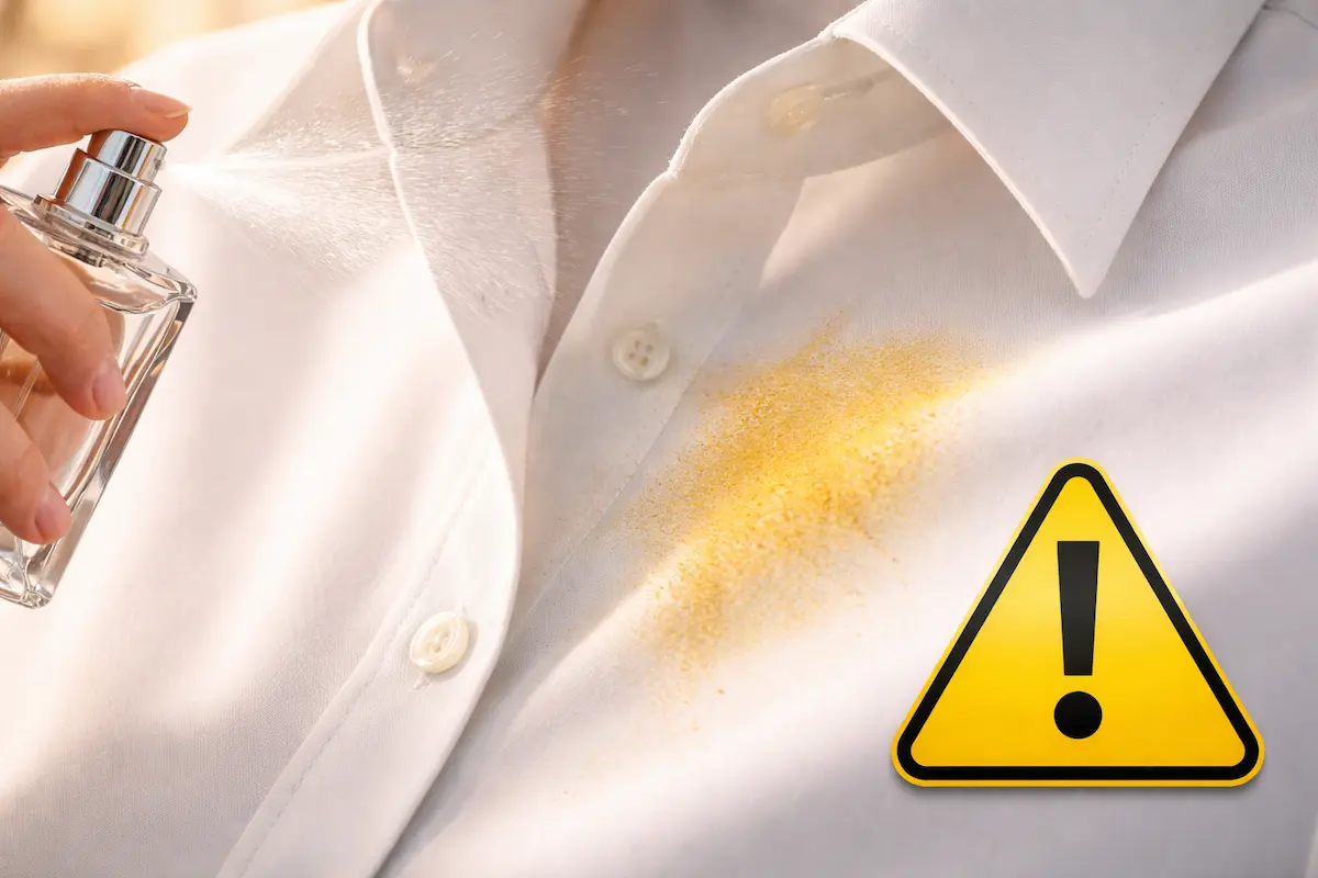 خطر لک شدن لباس با عطر؛ مهمترین نکته در پاسخ به عطر را روی پوست بزنیم یا لباس