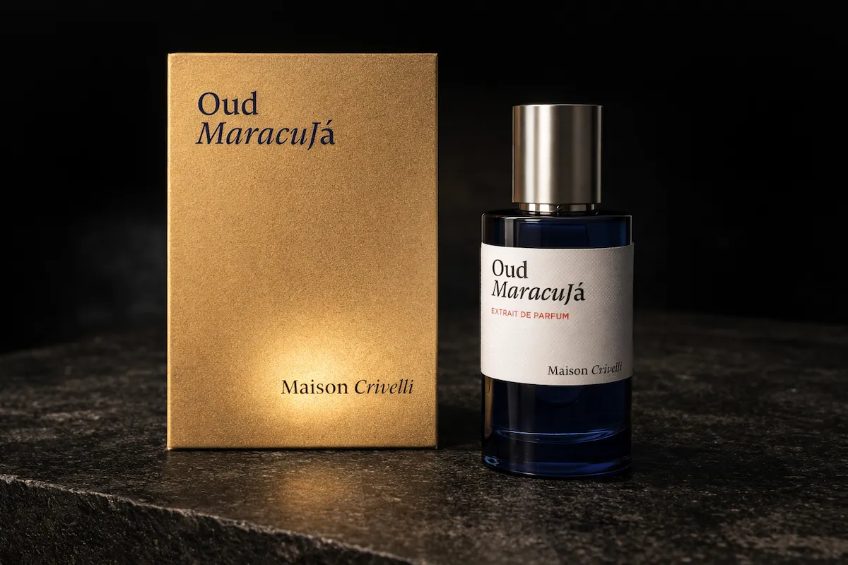 مشخصات فنی و جعبه عطر میسون کریوِلی عود ماراکوجا