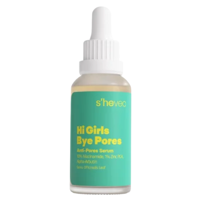 سرم نیاسینامید و جمع کننده منافذ شی وک مدل Hi Girls Bye Pores