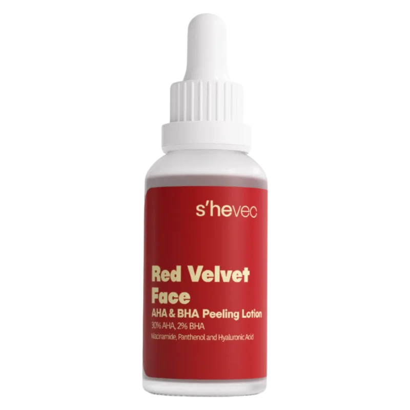 سرم پیلینگ و لایه بردار قوی شی وک مدل Red Velvet Face